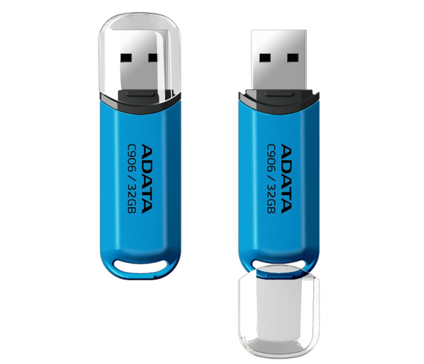 ADATA 32GB C906 niebieski USB 2.0 - 1202702 - zdjęcie 2